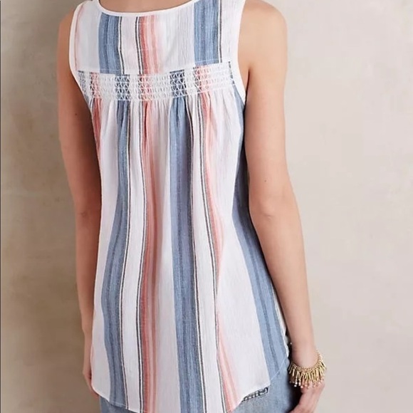 Nwt Anthro Little Yellow Button Coda Tunic Top S - Picture 3 of 13